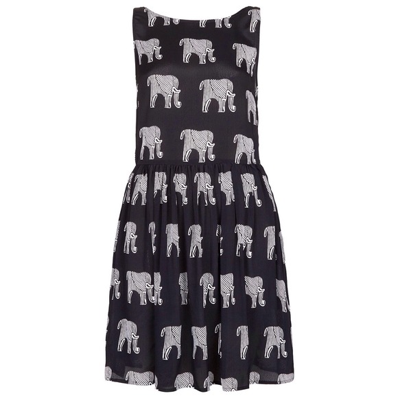 [Topshop] Elephant print dress