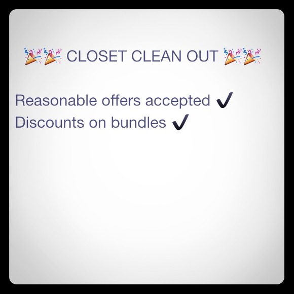 EVERYTHING IN CLOSET HAS BEEN REDUCED 🎈