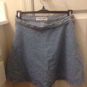 Denim Circle Skirt