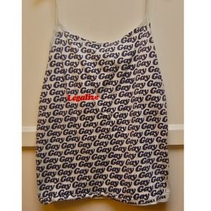 American Apparel: Legalize Gay tank top
