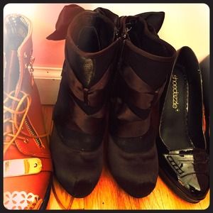 Gorgeous silk booties