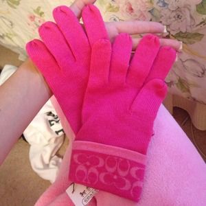 💥authentic coach gloves