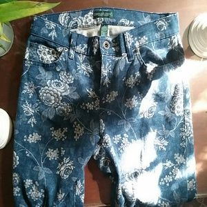 Ralph Lauren floral jeans