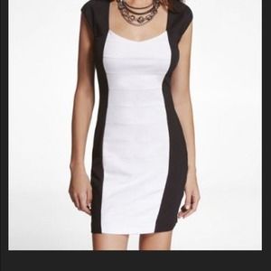 Black and white dress