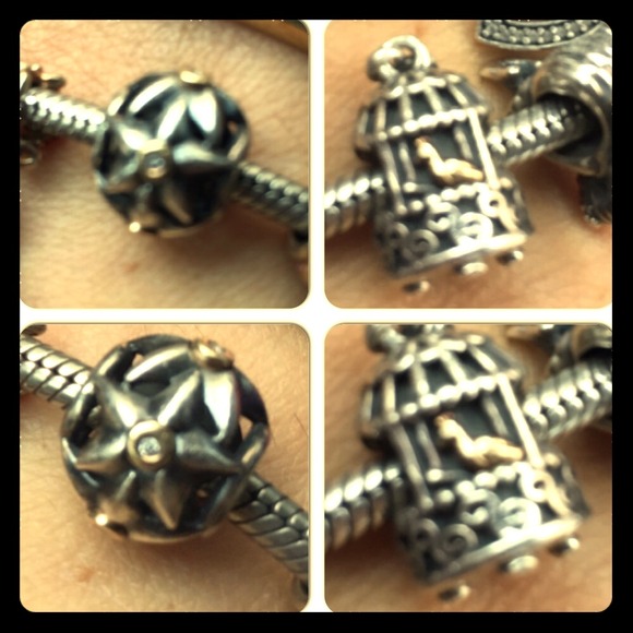 Bundle of two authentic pandora charms