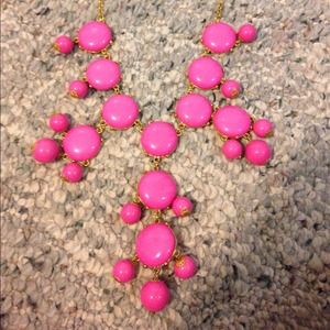 Pink bubble necklace
