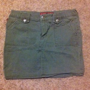 Olive Green Skirt