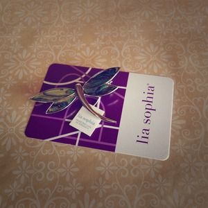 Lia Sophia Dragonfly Pin