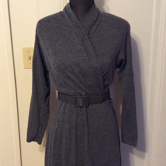 Vintage grey sweater dress