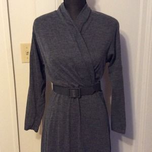 Vintage grey sweater dress
