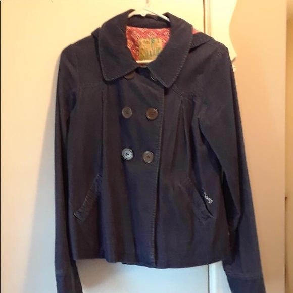 Billabong blue corduroy coat - Picture 10 of 12