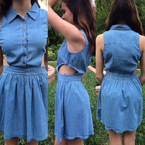 Denim Cut-out Kirra Dress