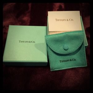 Original Tiffany jewelry box and bag