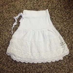 Aero white skirt