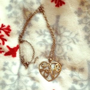 "Love" Heart Necklace