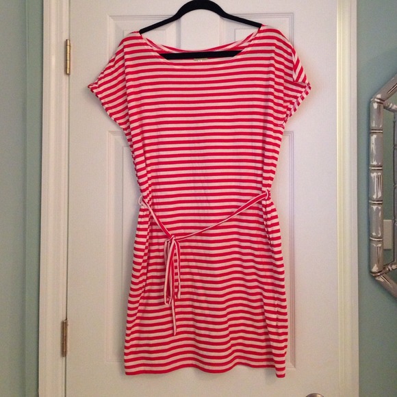 Red and White Striped Dress - Picture 2 of 3