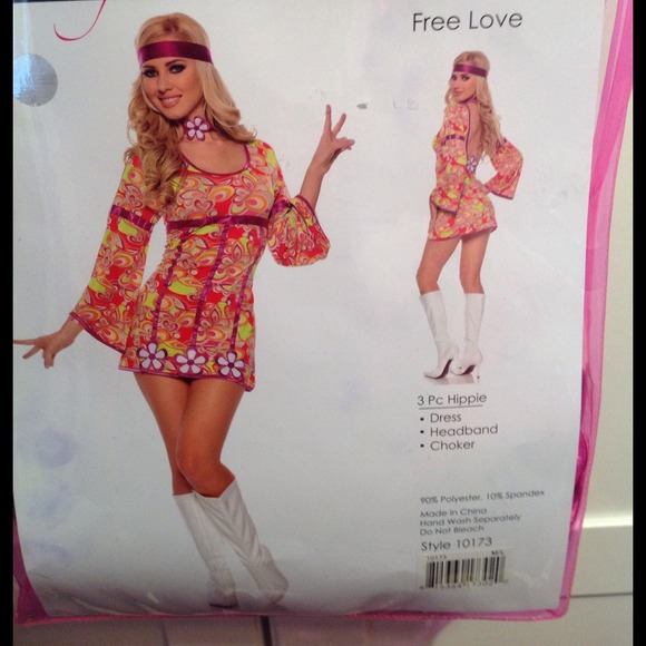 Costume edm halloween rave flower child