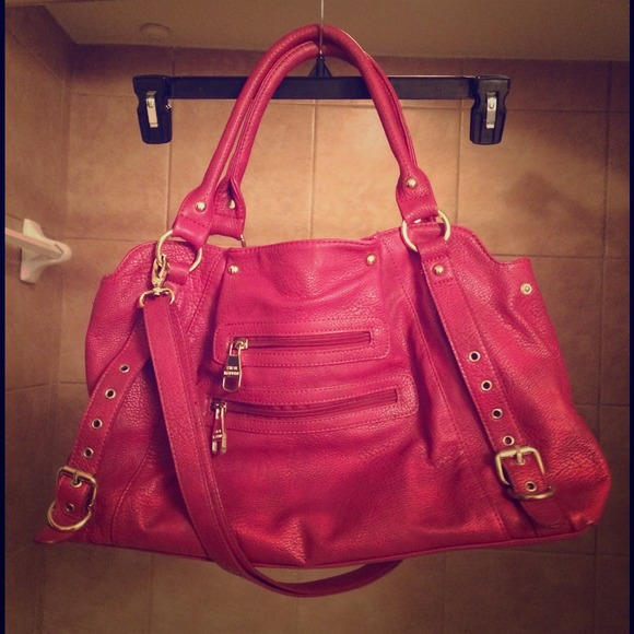 Large Steve Madden Purse in Red/Maroon