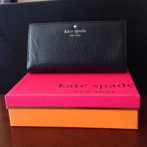 Kate Spade Cobble Hill Stacy Black Wallet