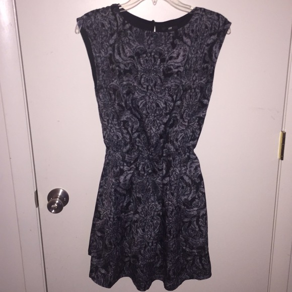 Black Patterned Dress