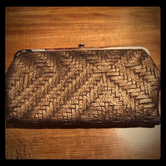 Bronze hobo style wallet