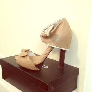 LAMB nude platform sandals