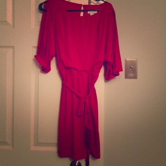 Red Jessica Simpson Wrap dress