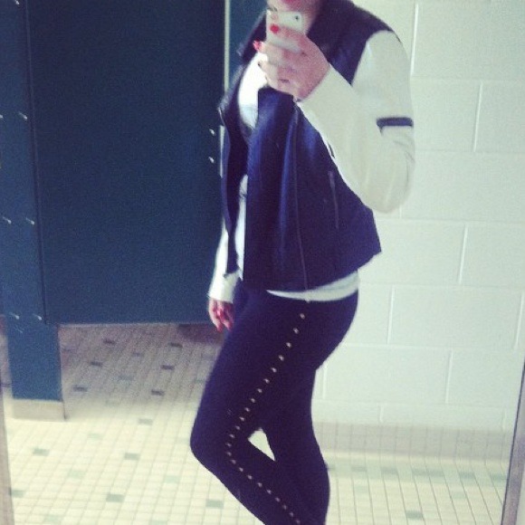 B&W pleather jacket - Picture 1 of 1