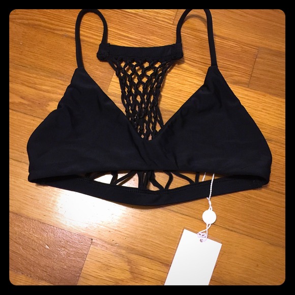 BNWT Mikoh Maui top in black size Small