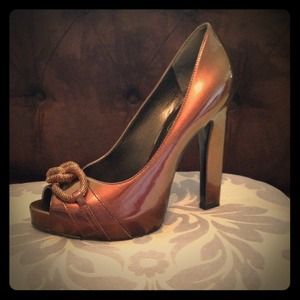 Jessica Simpson peep toe platforms