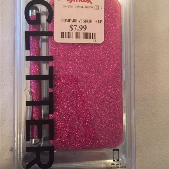 Pink sparkly iPhone 5 case and same color stylus - Picture 3 of 4