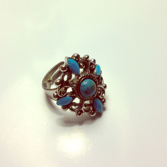 Turquoise statement ring