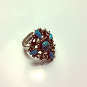Turquoise statement ring