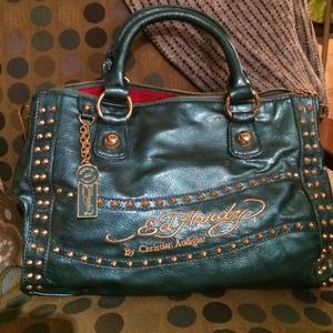 Brand-new, genuine  Ed Hardy bag.