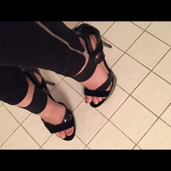 Black stiletto heels!