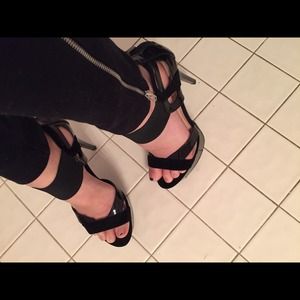 Black stiletto heels!