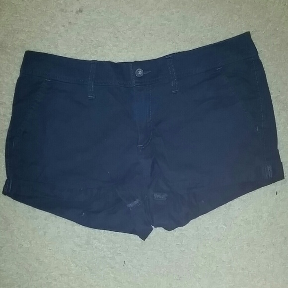 Navy blue abercrombie shorts