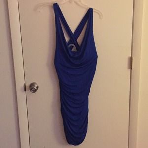 Royal Blue Mini Dress