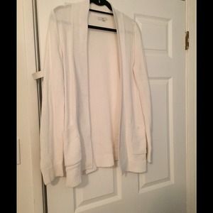 Creme GAP long open sweater