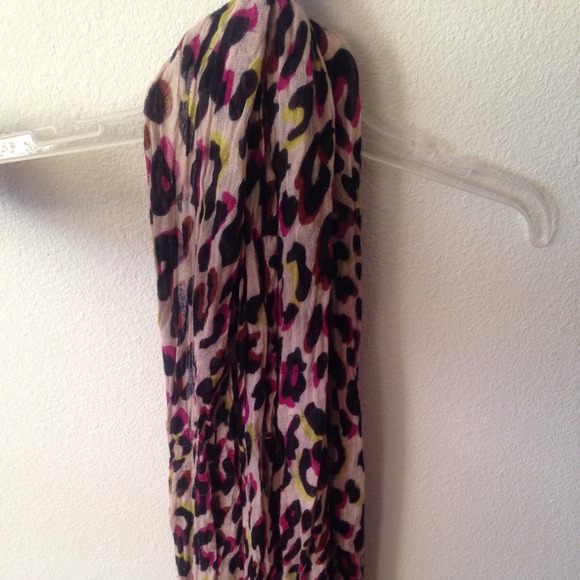 Cheetah colored scarf