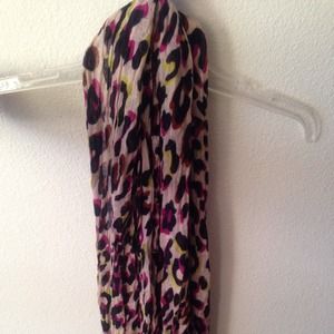Cheetah colored scarf