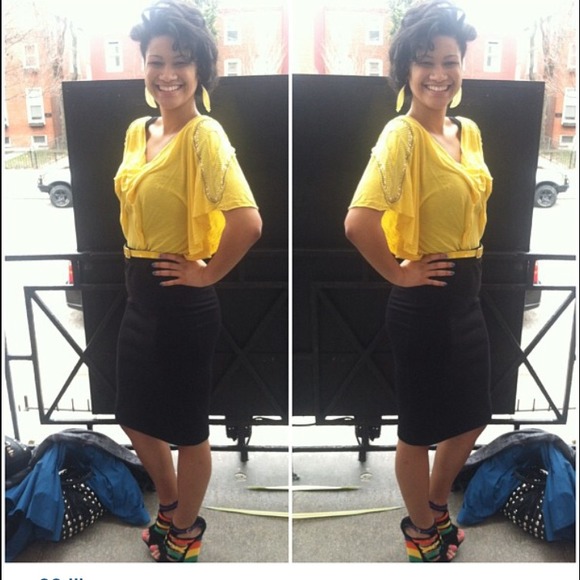 Bright Yellow Top
