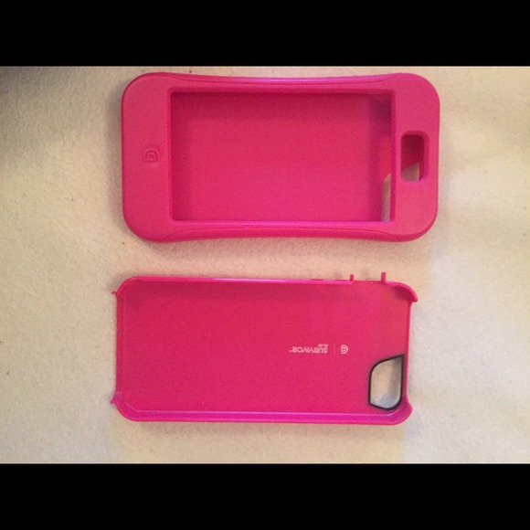 Pink Survivor iPhone 5/5s case - Picture 2 of 3