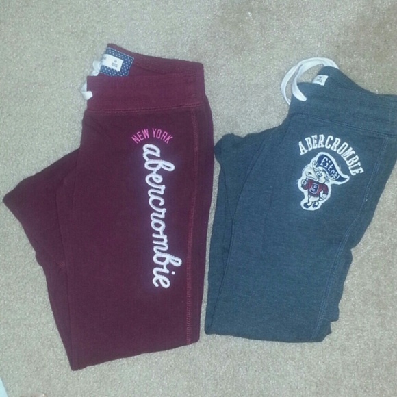 Bundle of Abercrombie kids sweatpants!