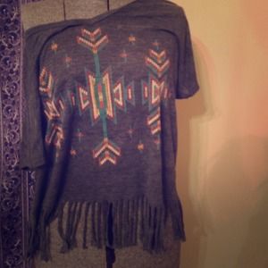 Forever 21 tribal print shirt