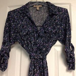 Flower pattern dress