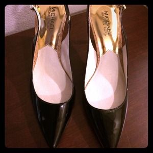 Michael Kors black sling backs