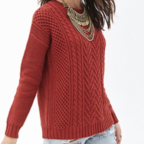 Mixed Knit Sweater - Picture 2 of 3