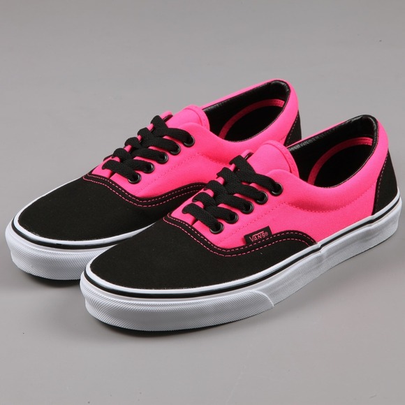 Vans Shoes - Pink and black vans
