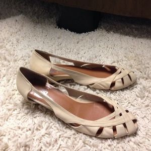 Open tie kitten heel Crown vintage shoe